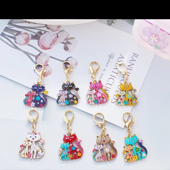 Boutique Handbags - Cat Bag Charms 1 Piece